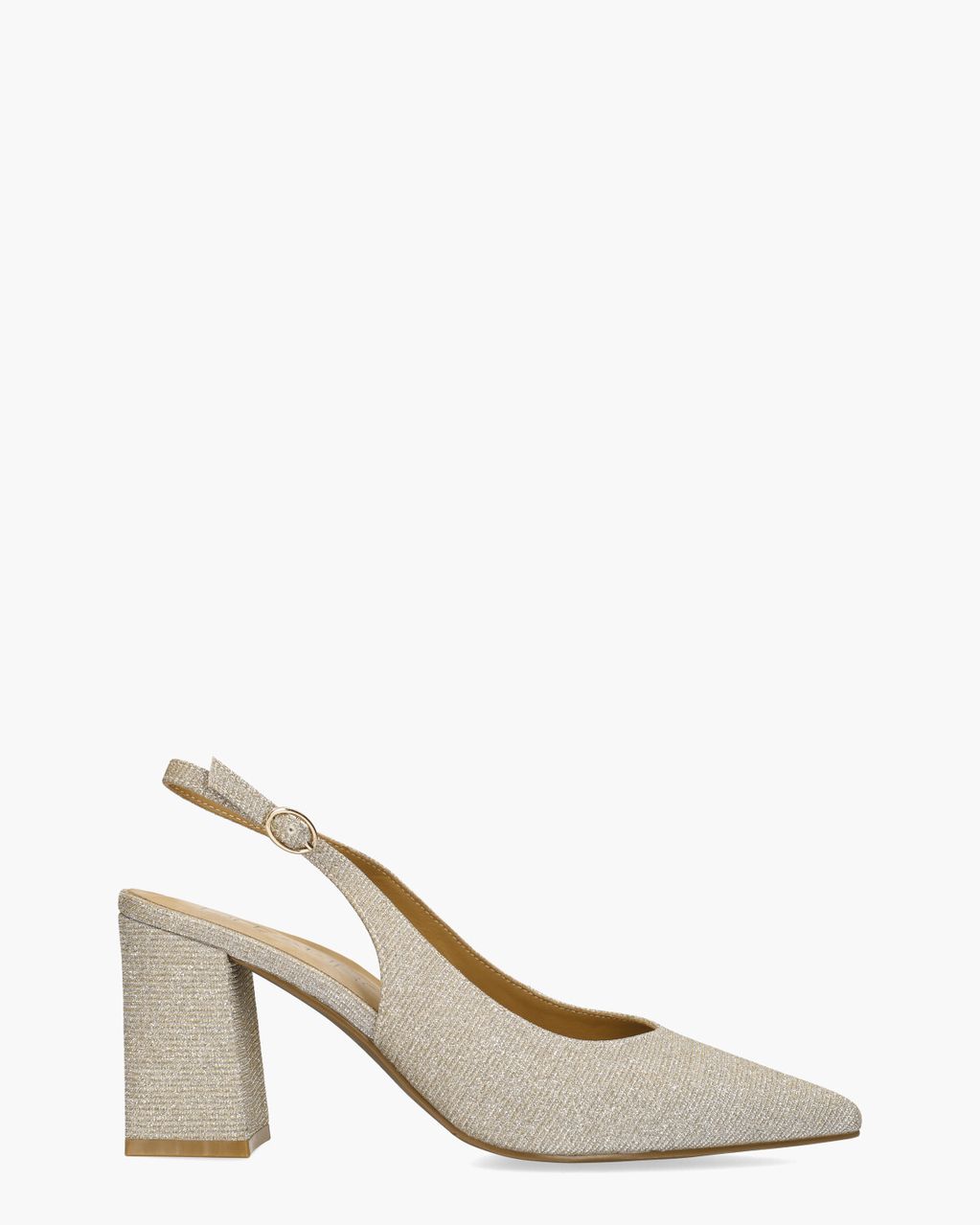Di Lauro Wiby Goud Dames Slingbackpumps