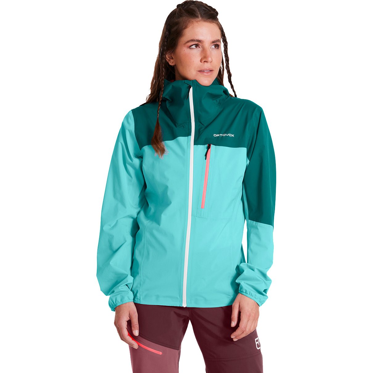 ORTOVOX 2.5L Civetta Hardshelljacke Damen ice waterfall