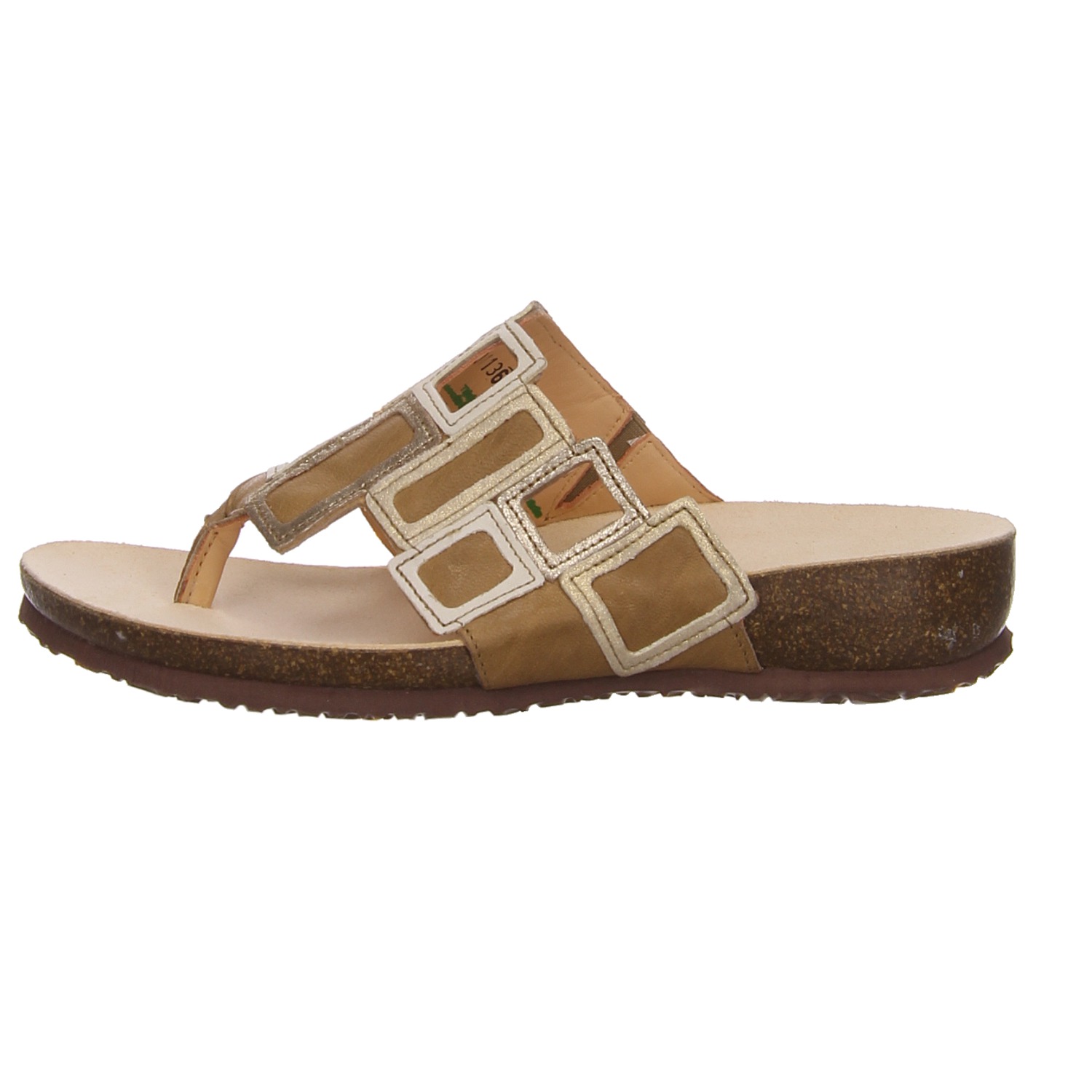 Think Pantoletten nude beige