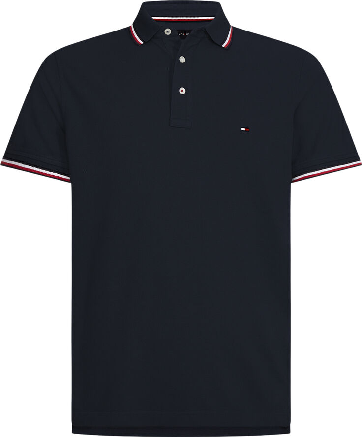 Tommy Hilfiger CORE TOMMY TIPPED SLIM POLO Desert sky