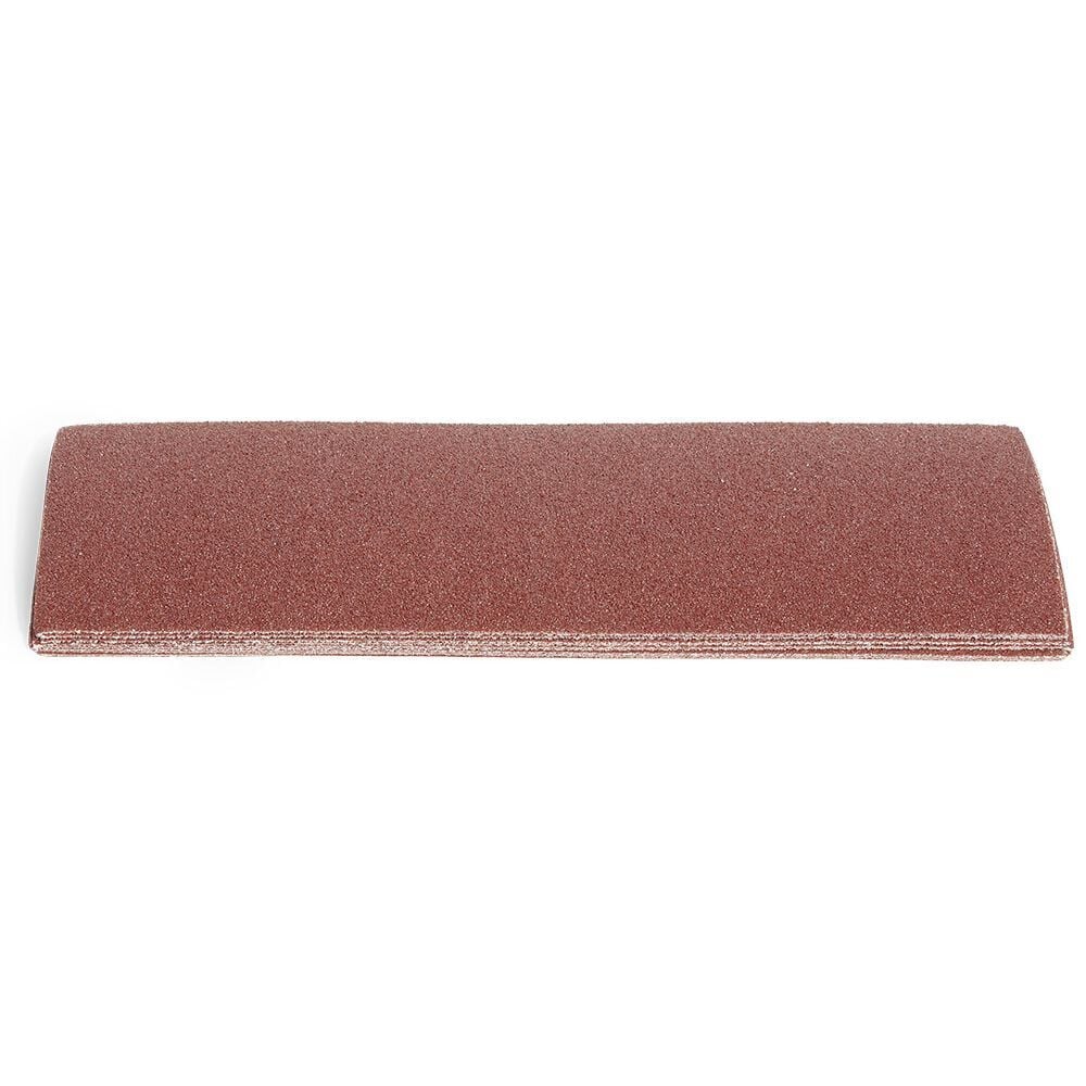 12 patins abrasifs en Corindon pour ponceuses vibrantes - 93 x 230 mm