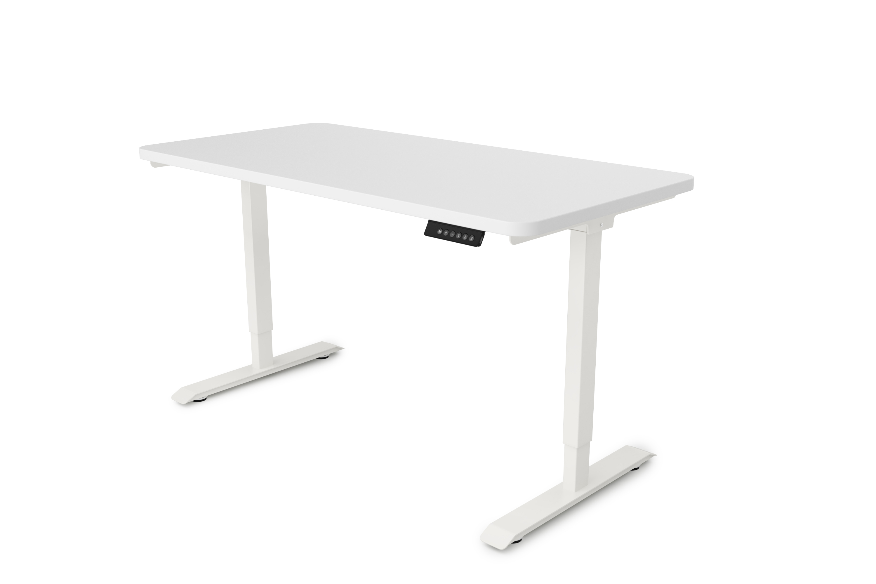 Stehpult elektrisch PREMIUM weiss 120 x 60 cm