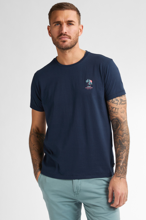 Petrol Industries blauwe heren t-shirt