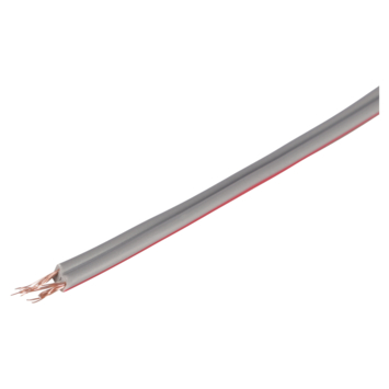 Q-Link luidsprekersnoer 2 x 0,25 mm² 25 meter grijs