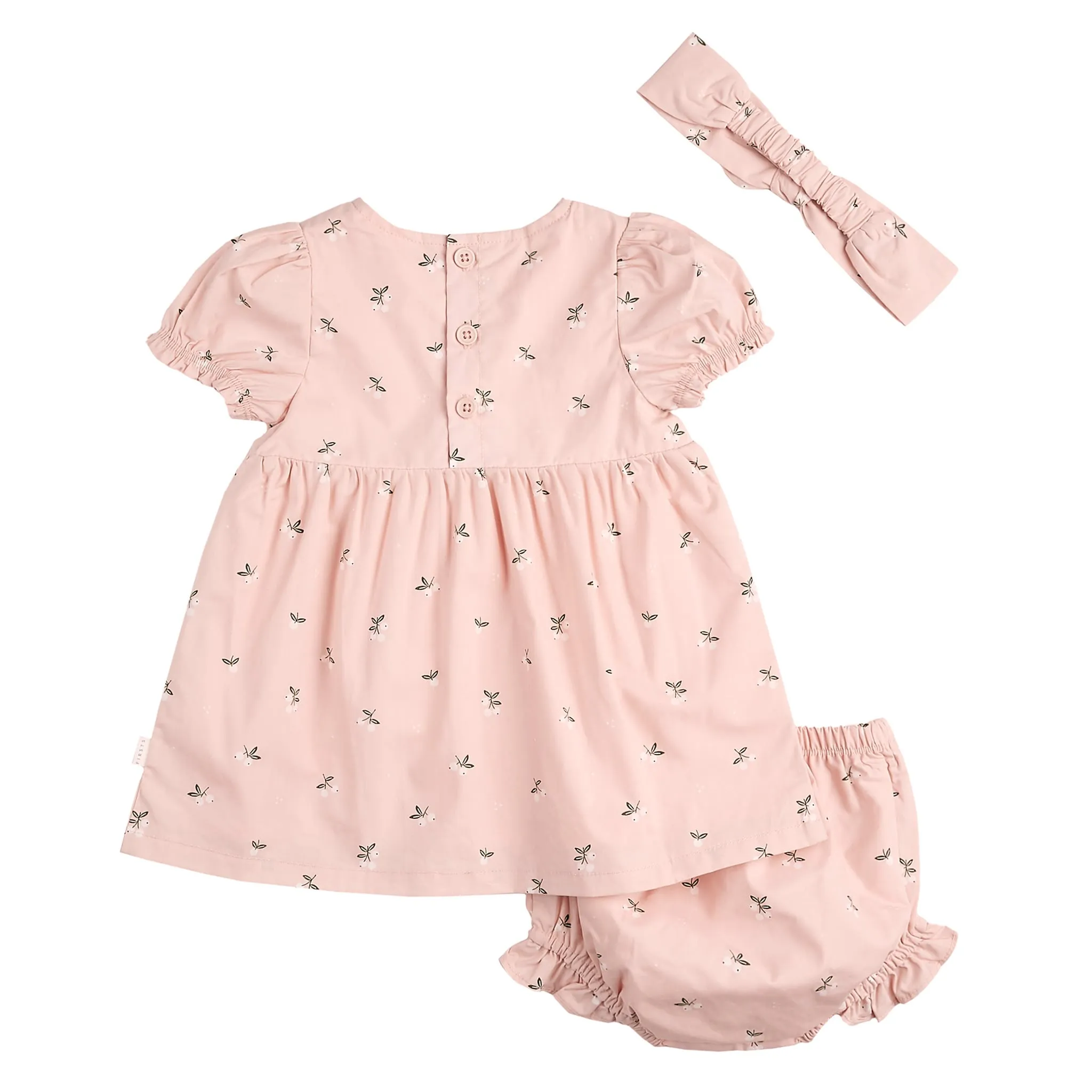Firsts par Petit Lem Robe Popeline Lurex 3-24mois