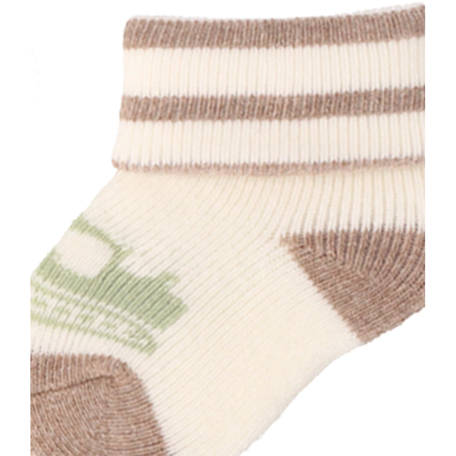 Sterntaler Erstlingssöckchen 3er-Pack Ringel beige melange