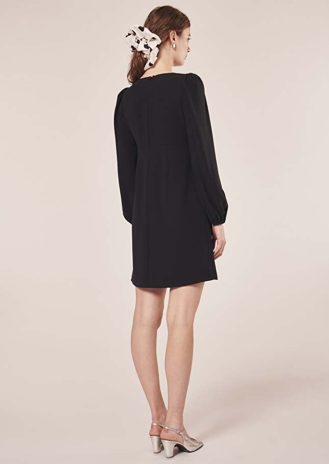 Robe Rolisnoire en crêpe