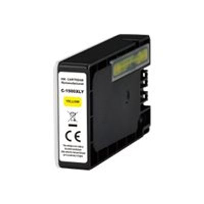 Cartouche compatible Canon PGI-1500XL - jaune - Uprint