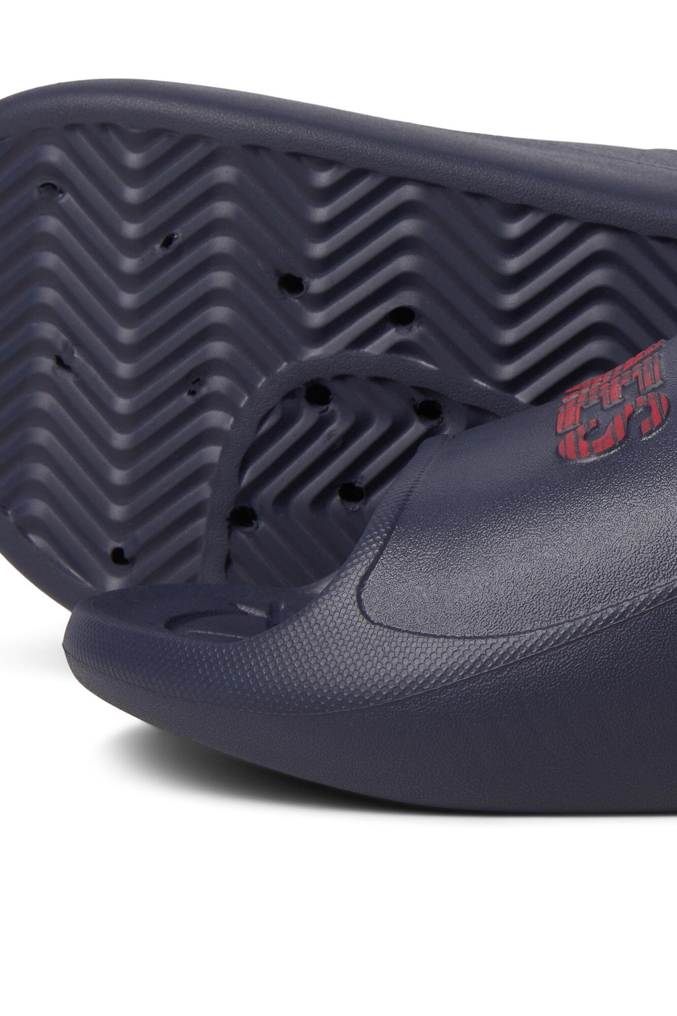 Chinelo com logo - azul marinho