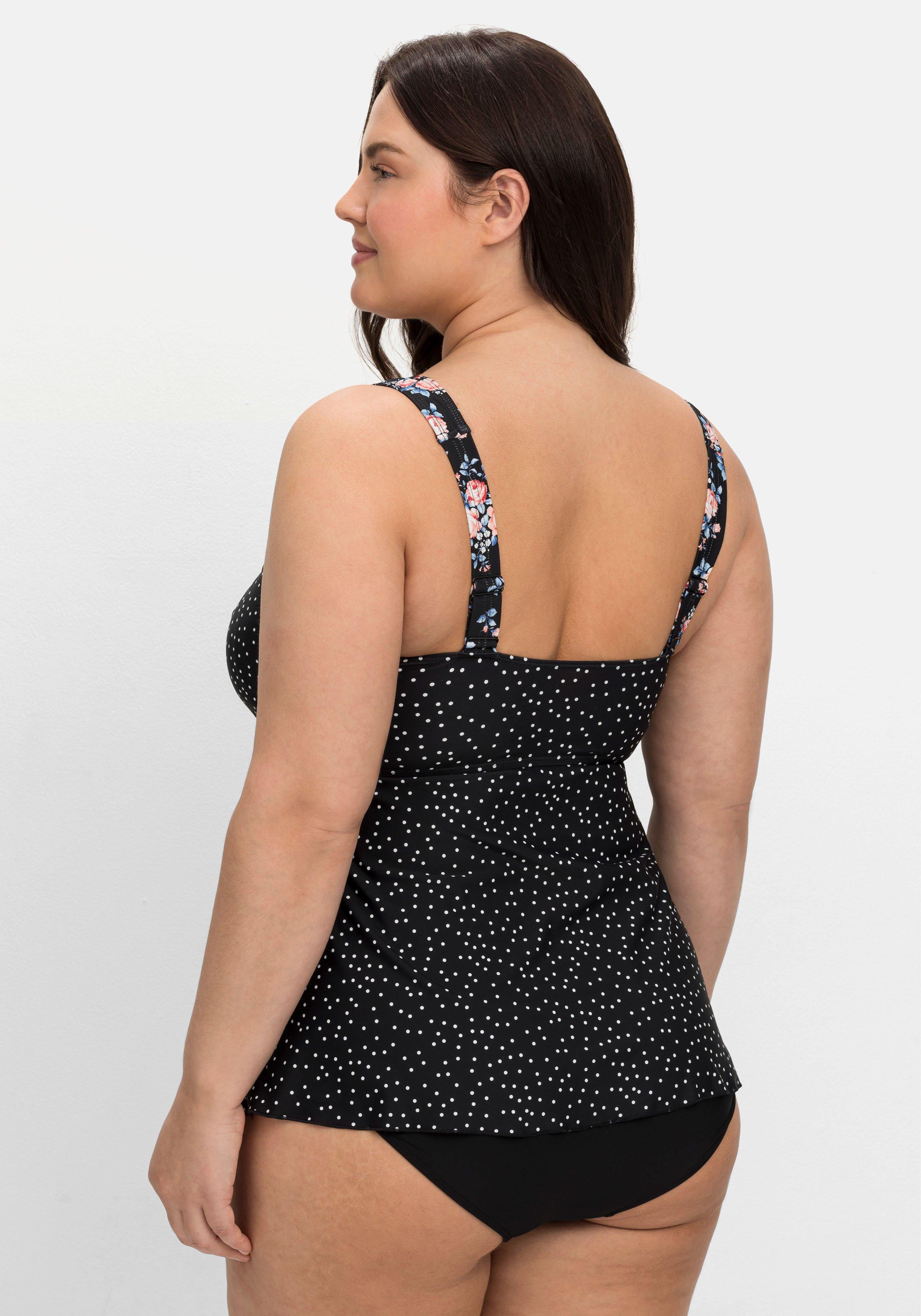 Set aus Tankini-Top und Hose, im Mustermix
