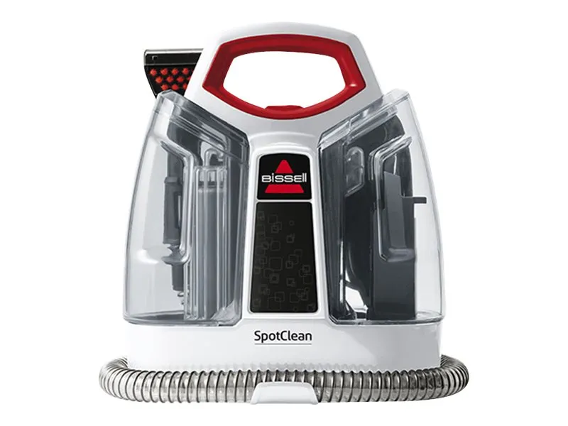 BISSELL SpotClean 3698N - Tæpperenser - beholder - uden pose - hvid/rød