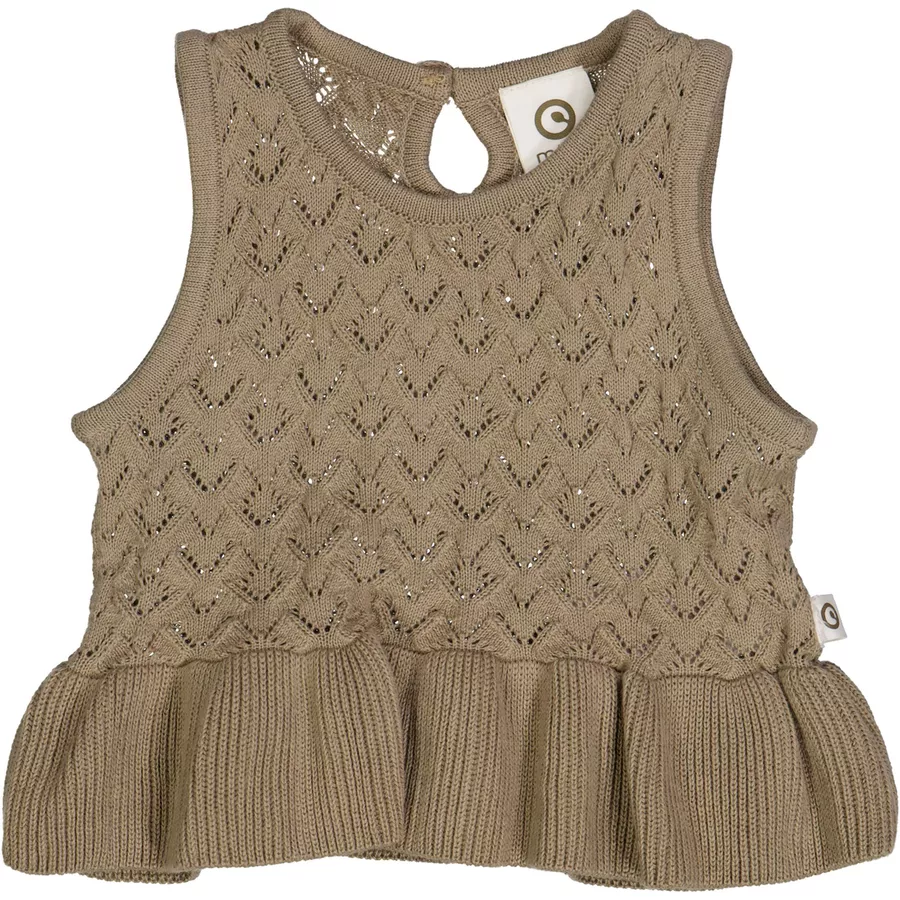 Müsli Babystrickweste Cashew