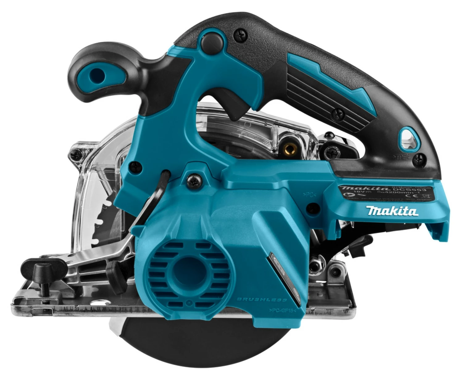 Makita DCS553Z 18V Li-Ion accu metaalcirkelzaag body - 150mm - koolborstelloos