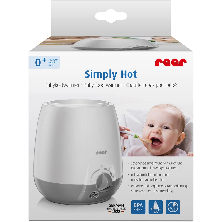 reer Babykostwärmer Simply Hot grau