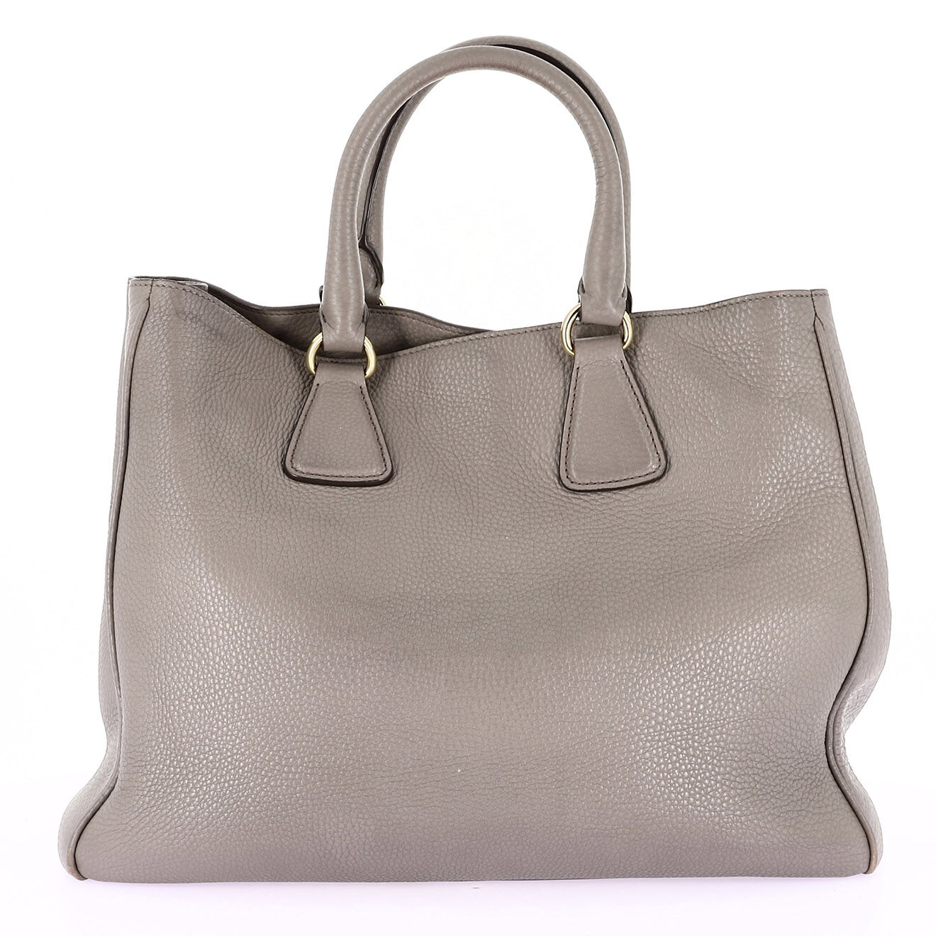 Prada Sac à main en Cuir gris Etat: Très bon état - Longueur 37 cm