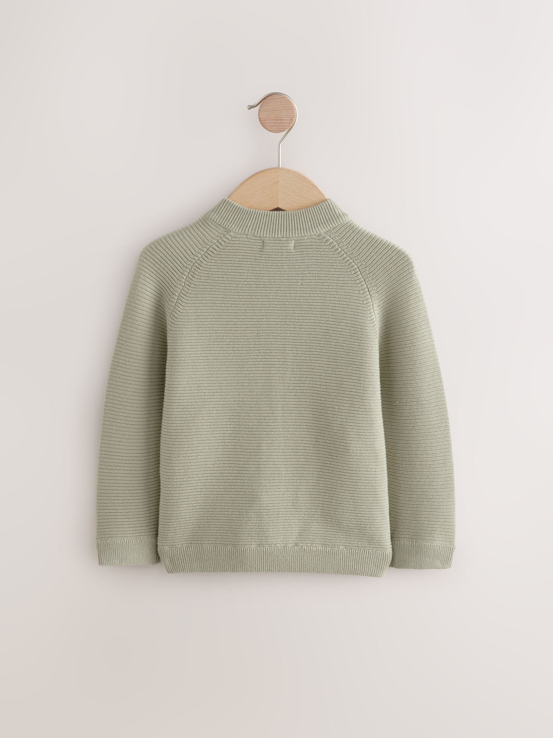 Grijs-groen - Vest met ritssluiting (3 mnd-7 jr)