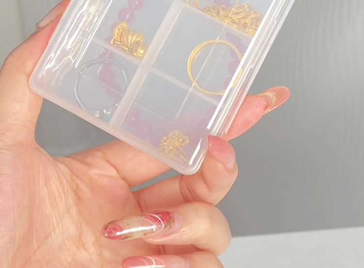 denivyse - Verdeelde plastic sieradendoos (verschillende ontwerpen)