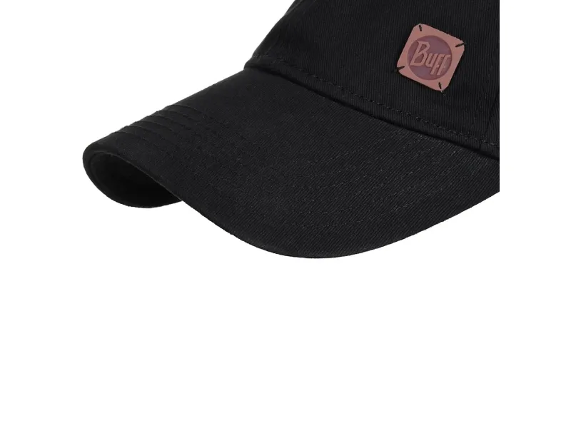 Buff Solid Black, Voksen, Hanstik, Hovedhætte, Sort, One size, Baseball kasket