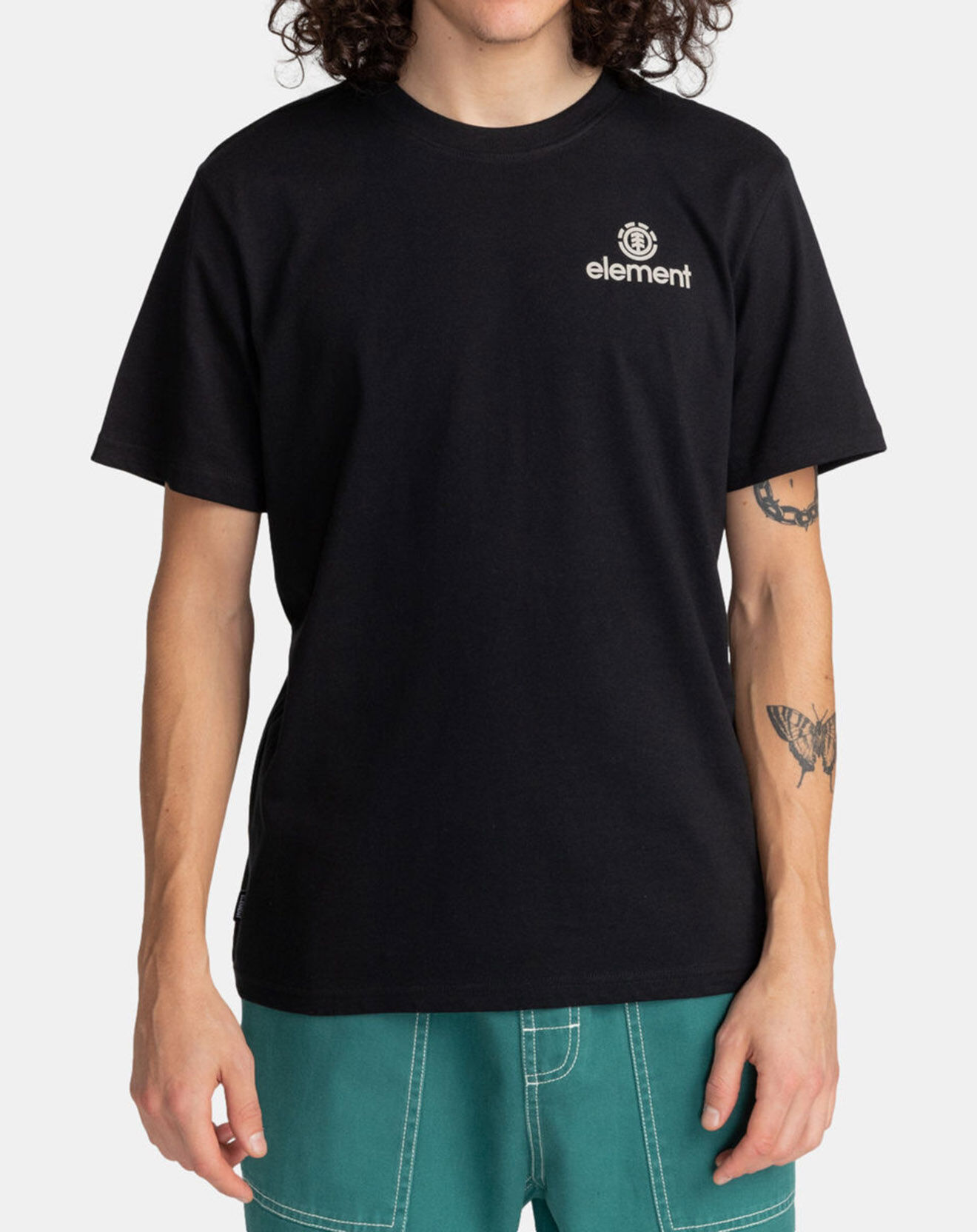 Element T-Shirt Peaks noir