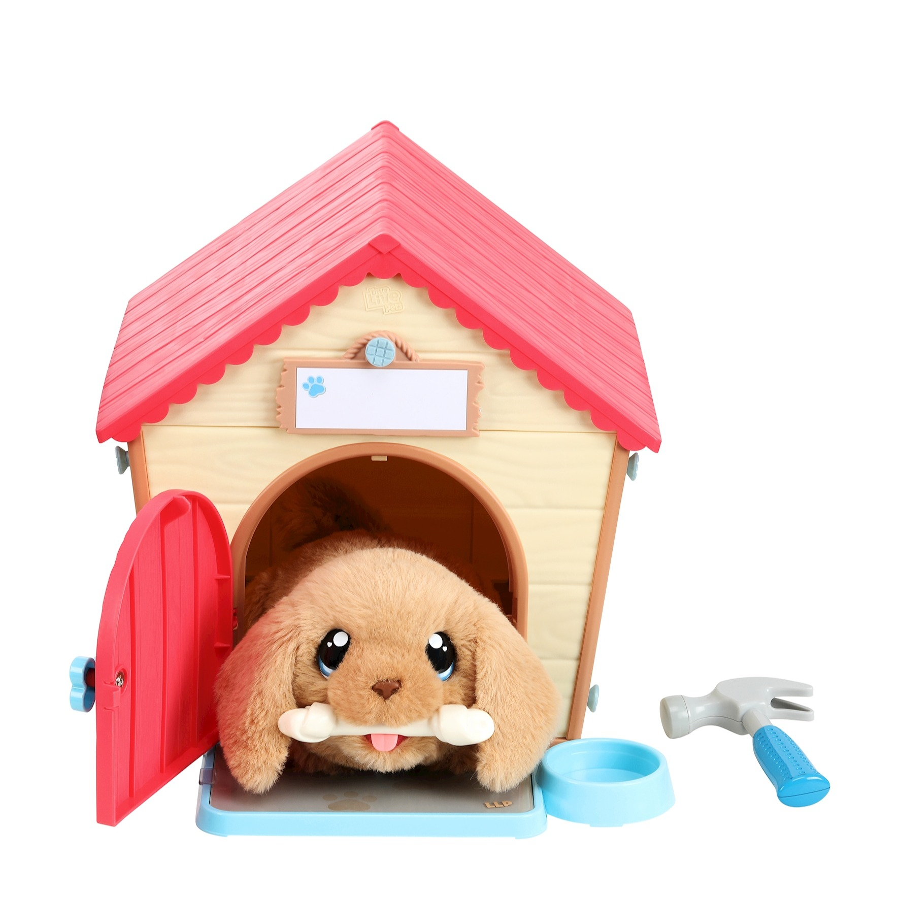 Little Live Pets Puppy Home Surprise Kinder Spielzeug Interaktiver Plüsch Hund inkl. AA Batterien (26477)