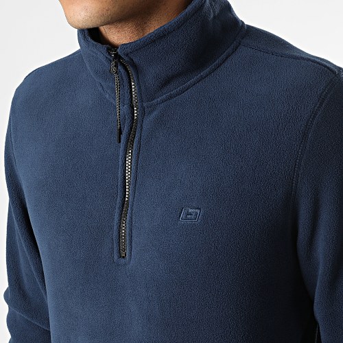 Sweat Polaire Col Zippé 20714314 Bleu Marine