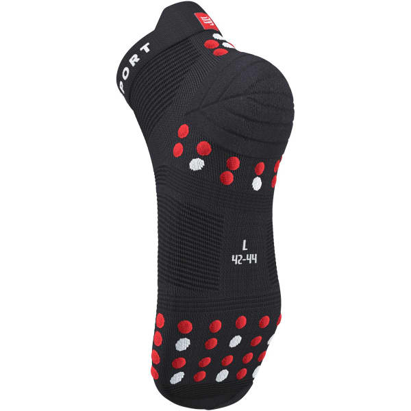 Chaussette running COMPRESSPORT PRO RACING SOCKS V4.0 RUN LOW BLACK