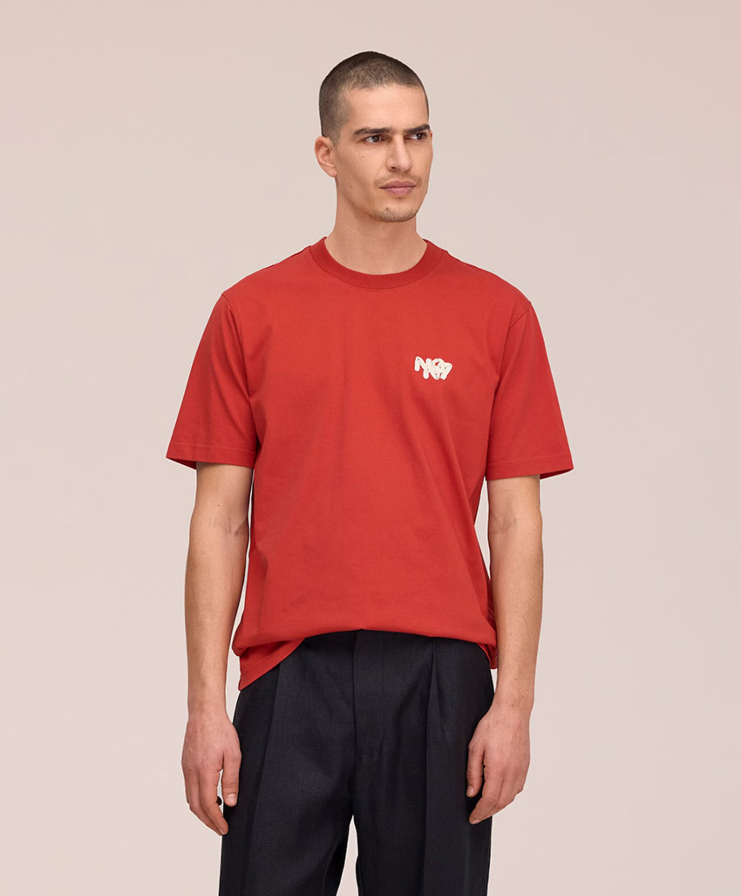 NN.07 Heren T-shirt rood