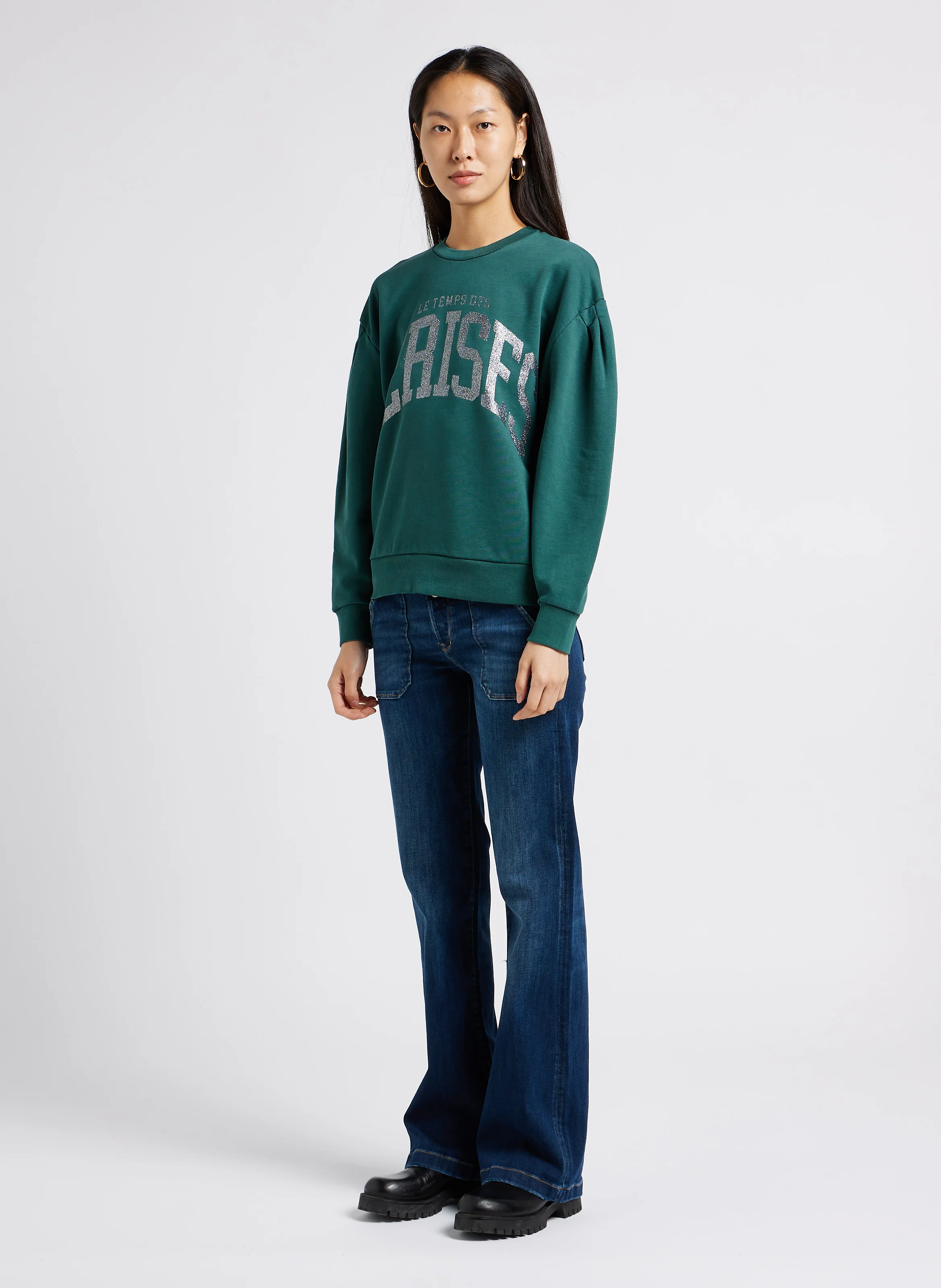 FLARE - Jean flare stretch | Bleu