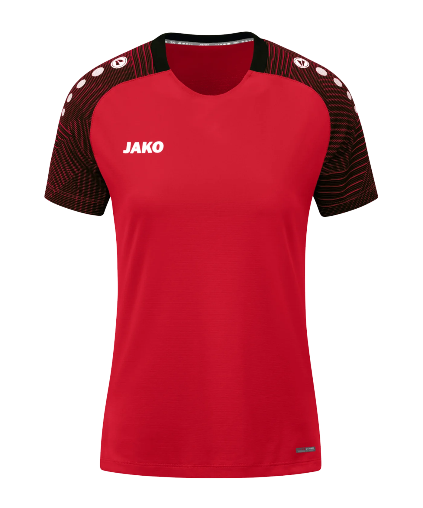 JAKO Performance T-Shirt Damen Rot Schwarz F101