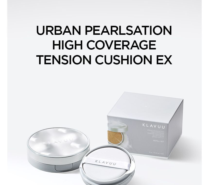 KLAVUU - Urban Pearlsation High Coverage Tension Cushion EX Navulset - 2 Kleuren