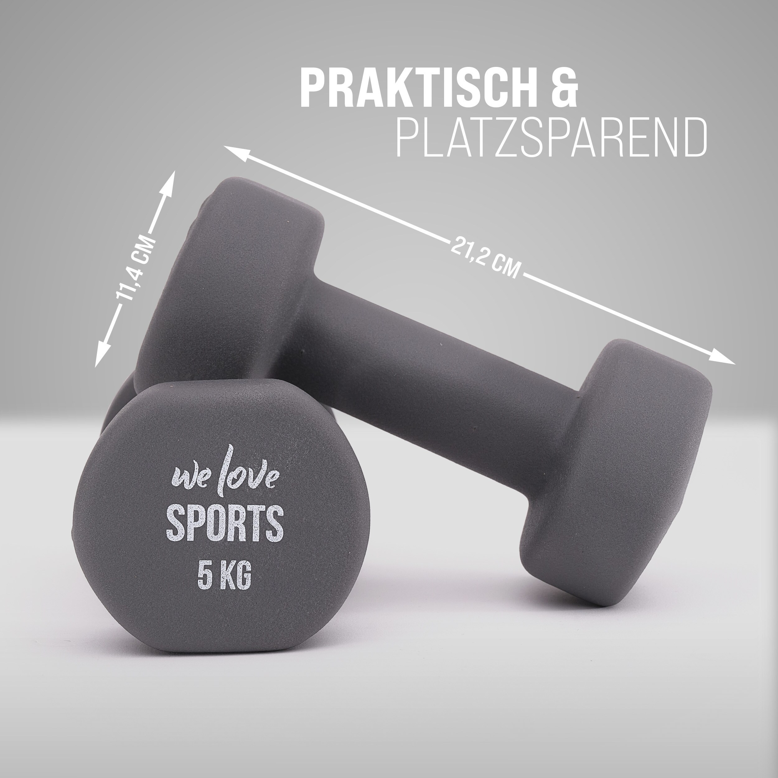 Apollo Hantel Set Kurzhantel Fitness Hanteln 5 kg