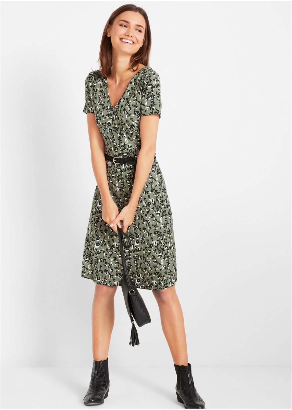 Robe T-shirt style portefeuille