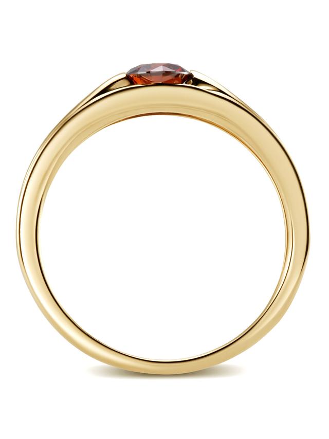 Solitär-Ring LG-Brillant, rot, 0,50 ct. Zertifikat