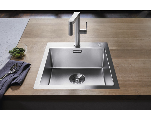 Blanco CLARON 400-IF/A spoelbak, 460 x 510 mm, roestvrij staal durinox® 523392