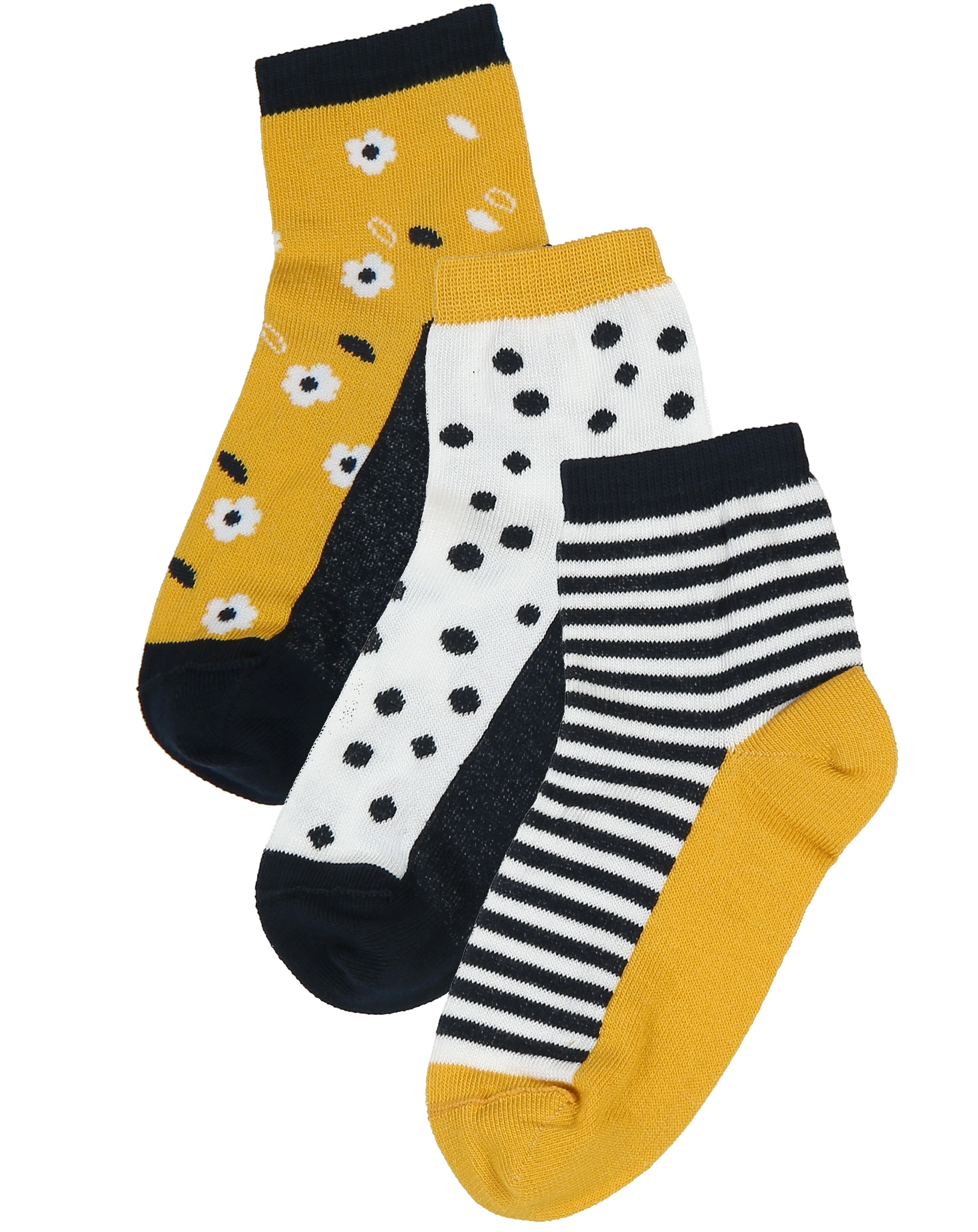 Socken FUNNY 3er-Pack in blau