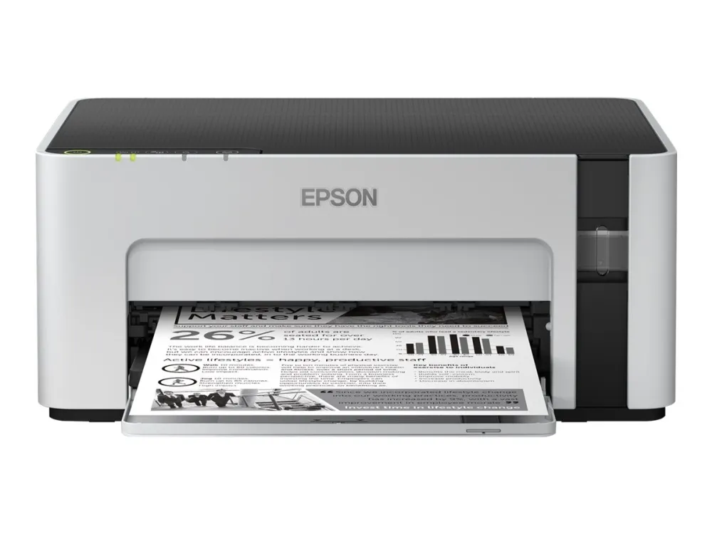 Epson EcoTank ET-M1120 - Printer - S/H - blækprinter - kan genopfyldes - A4/Legal - 1440 x 720 dpi - op til 15 spm - kapacitet: 150 ark - USB 2.0