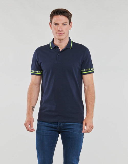 Jack & Jones - JJGLOBUS POLO SS - Marine