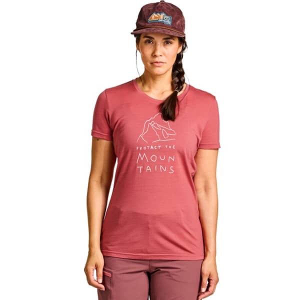 T-shirt randonnée ORTOVOX 150 COOL MTN PROTECTOR TS W WILD ROSE