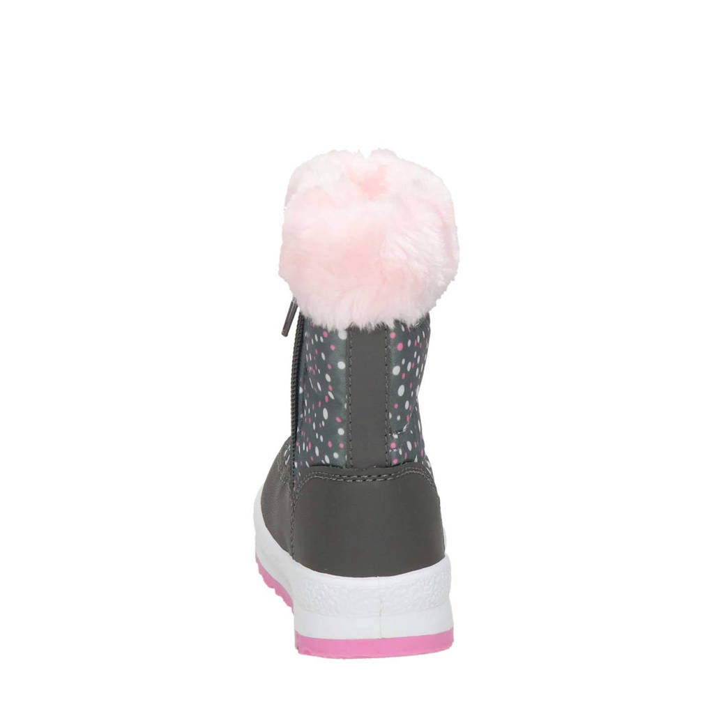 Snow Fun snowboots roze/grijs
