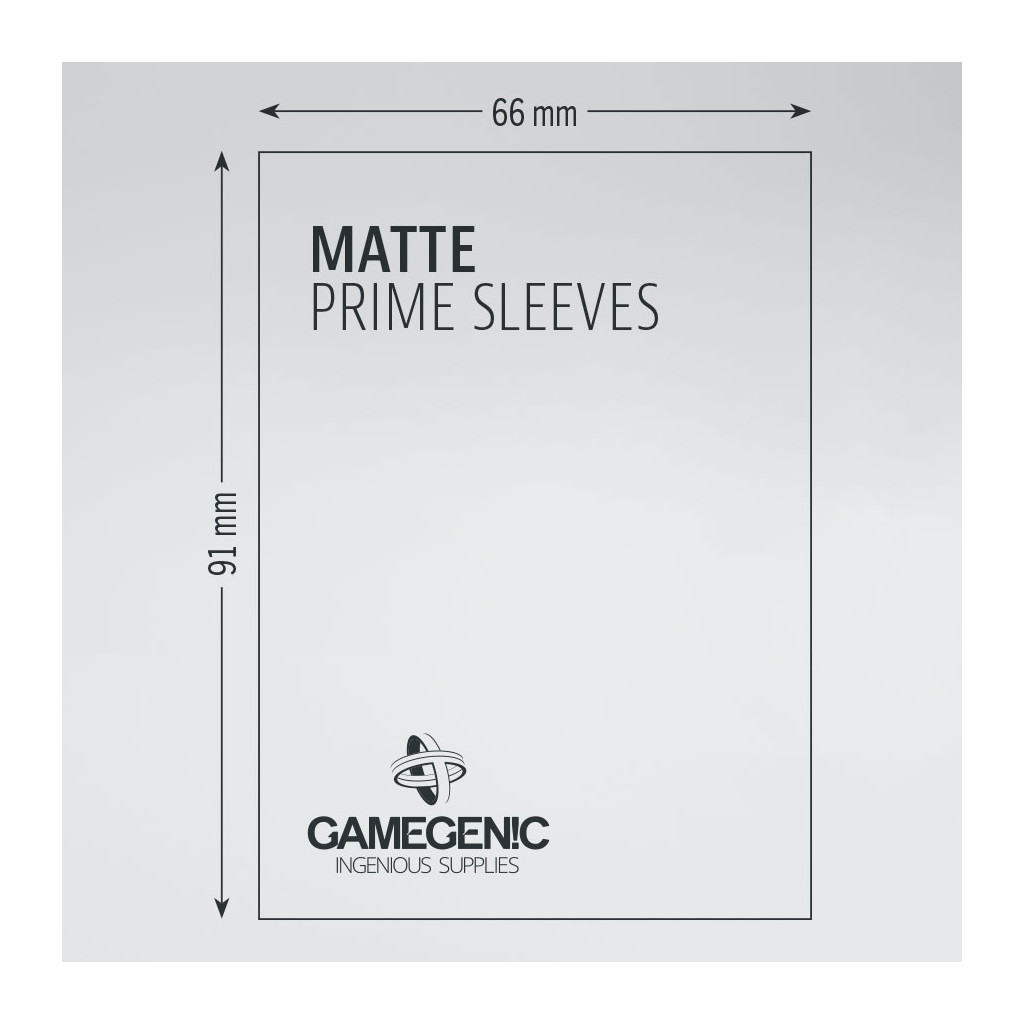 Gamegenic - MATTE Double Sleeving Pack 100