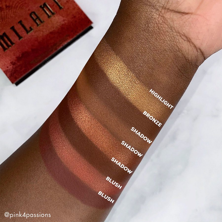 Milani Cosmetics All-Inclusive Eye, Cheek & Face Palette Medium To Deep 10,9g