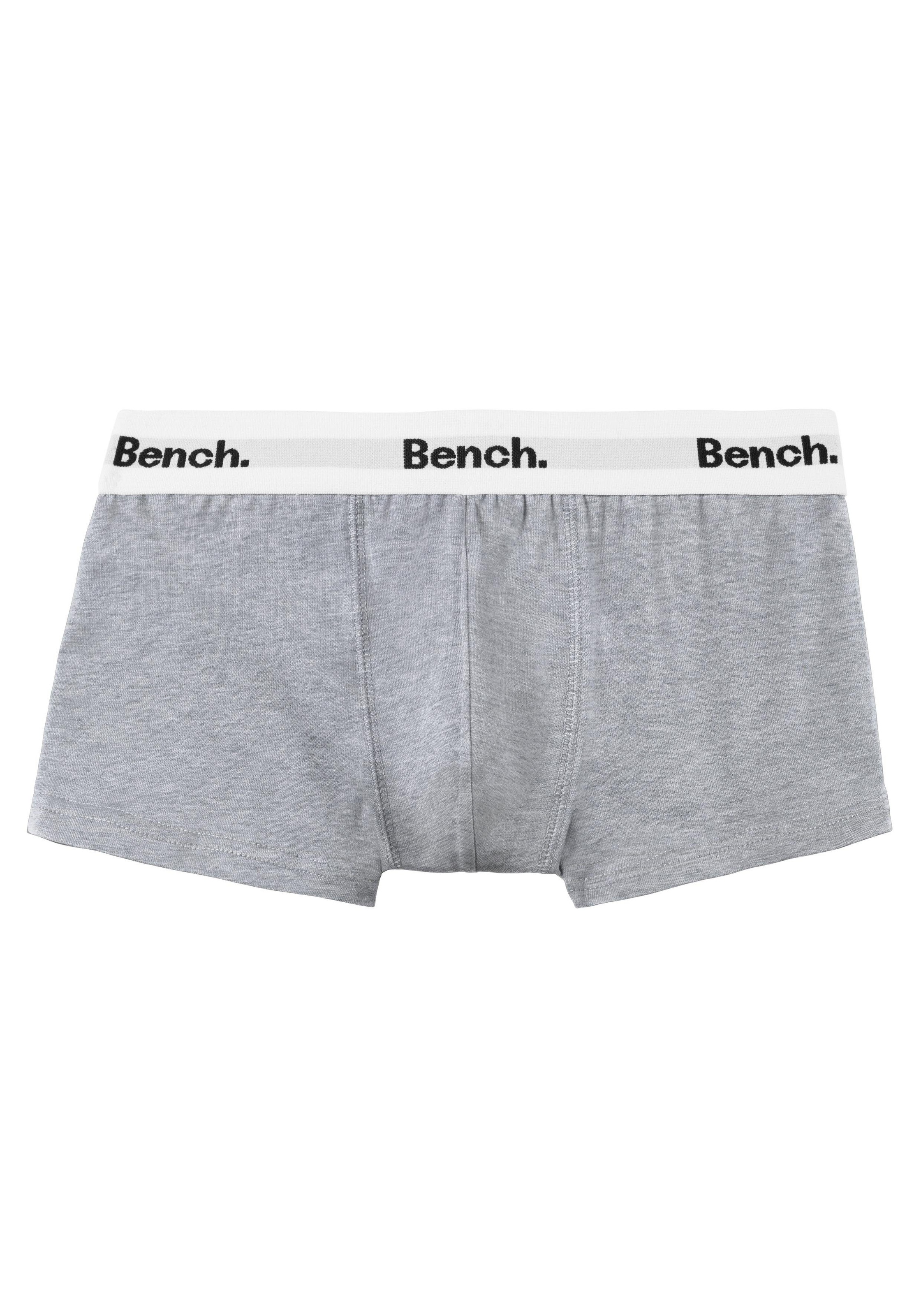 Bench. Boxer »Boxershorts für Jungen«, 3 Stk. mit weissem Bund mit Bench Schriftzug
