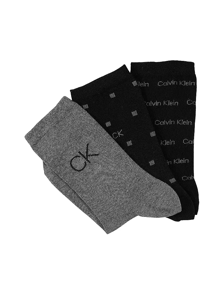 CALVIN KLEIN Socken Geschenkset 3-er Pkg. black combo schwarz