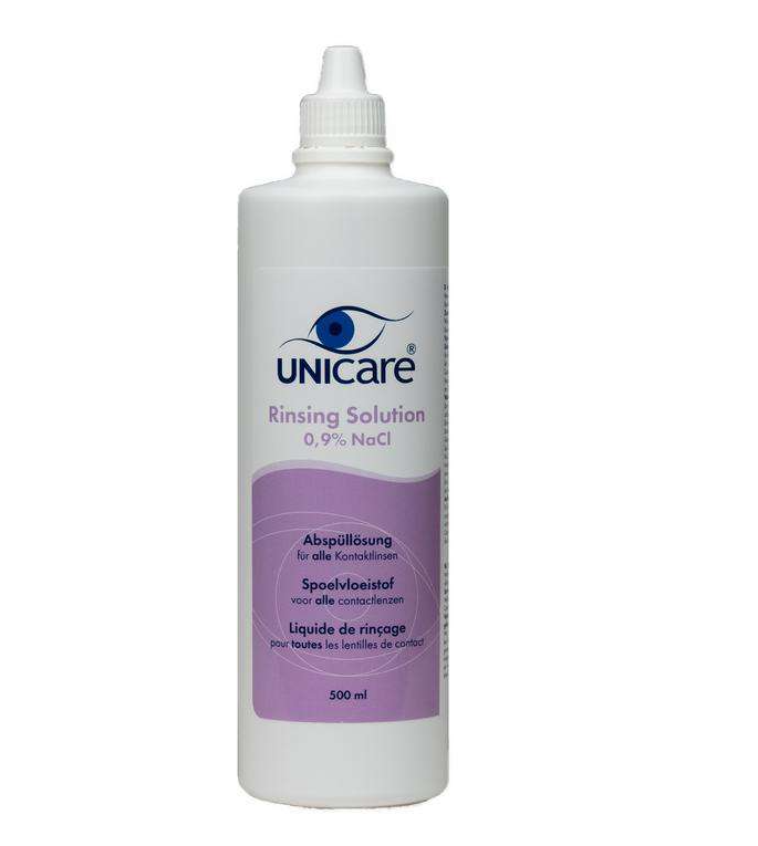 Unicare Rinsing solution 0.9% NaCl 500ml