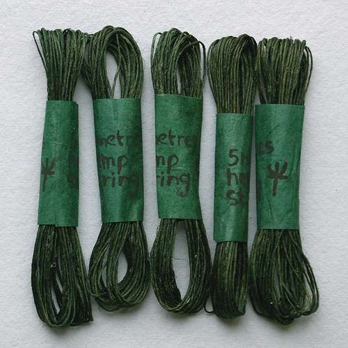 Khadi Hanfkordel, farbig