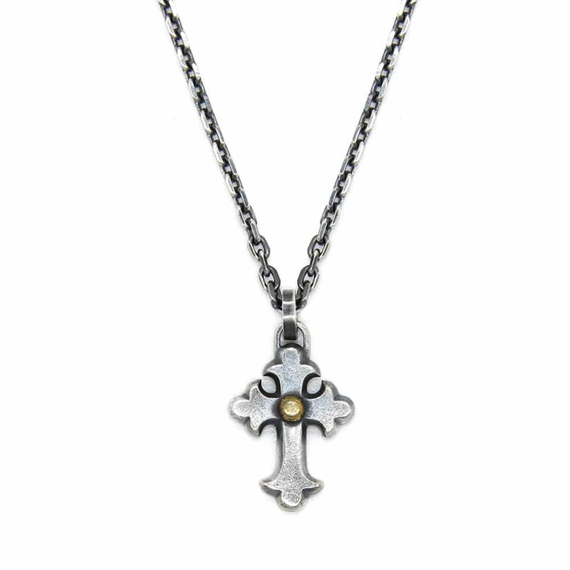 Collier Argent Croix Templiers