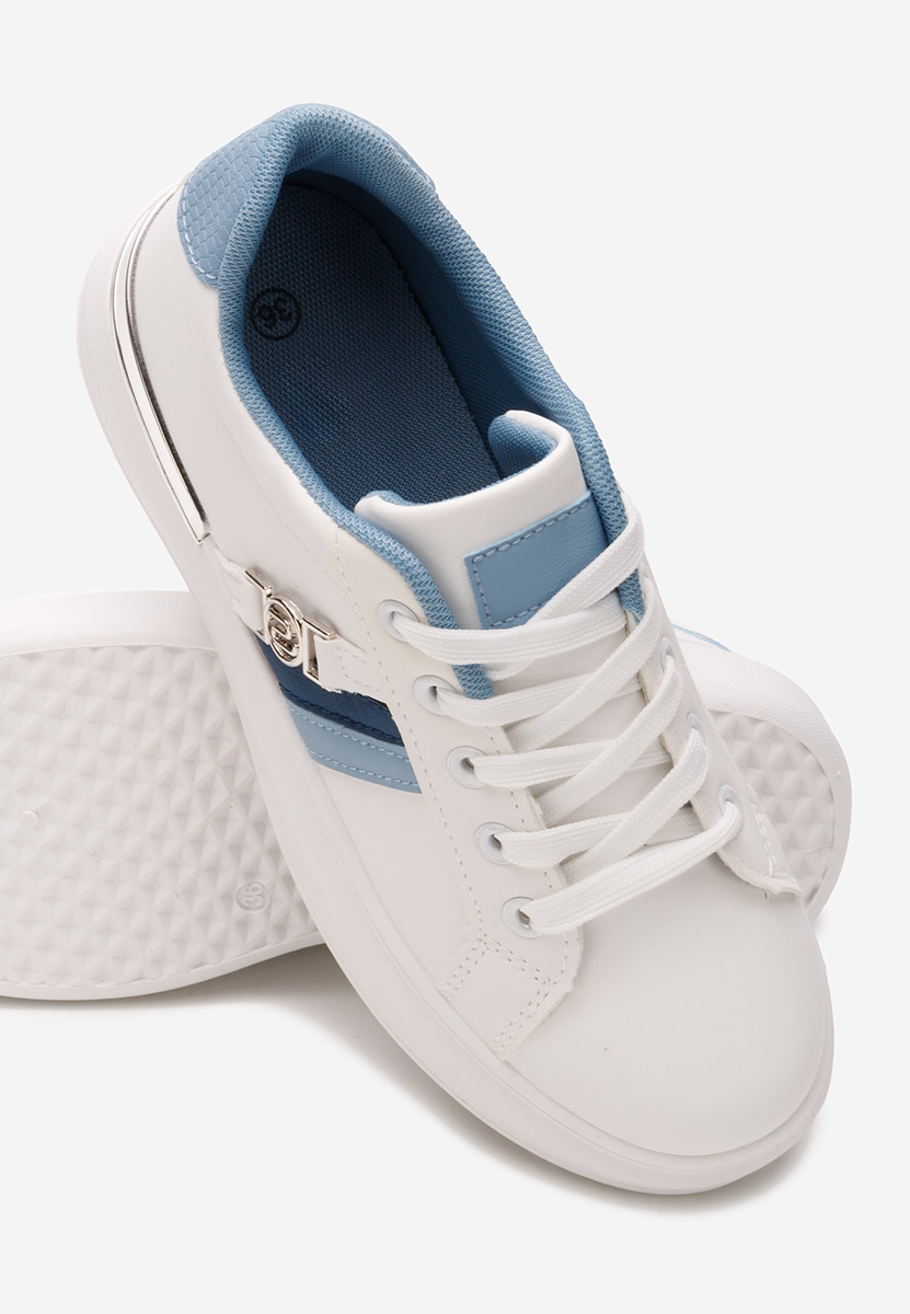Baskets pour enfants blancs Kluno