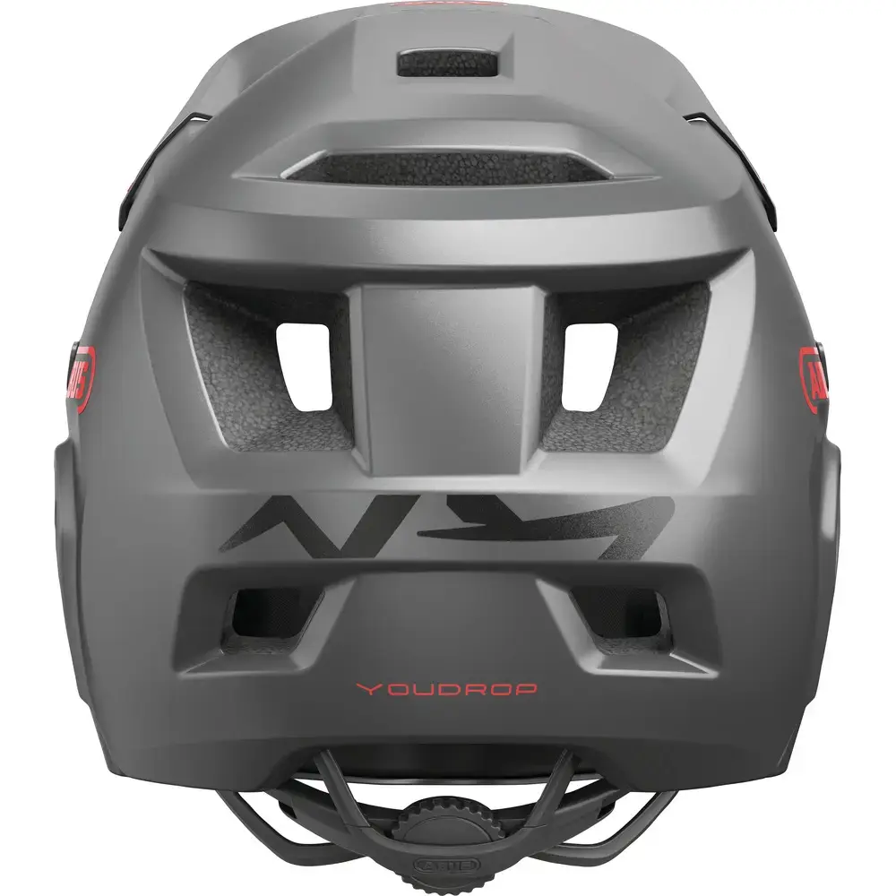 Abus YouDrop FF Ti Kinder Fietshelm Zilver