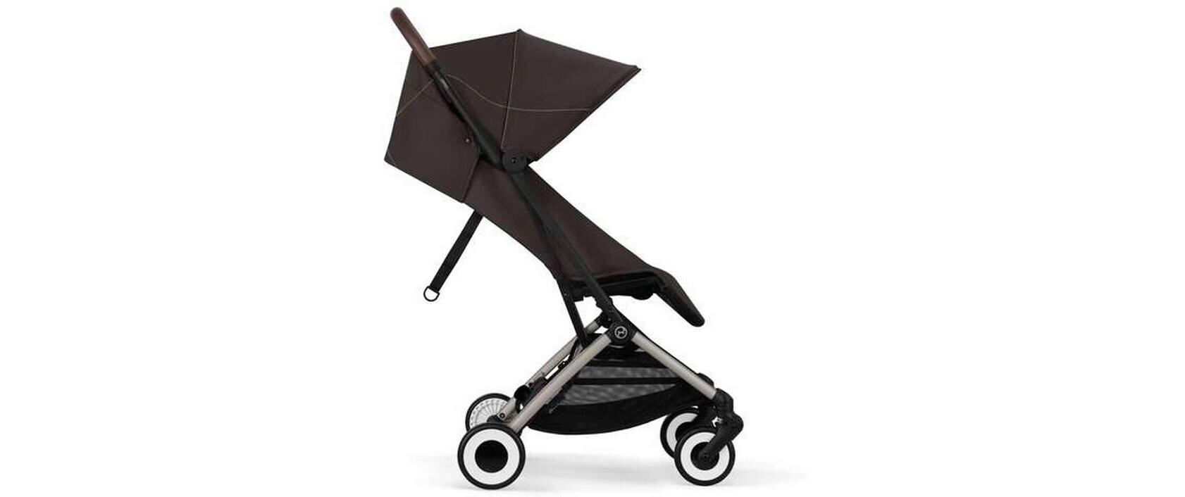 Buggy Orfeo Cocolate Brown<br>Kompakter Reisebuggy mit Handgepäckmasse