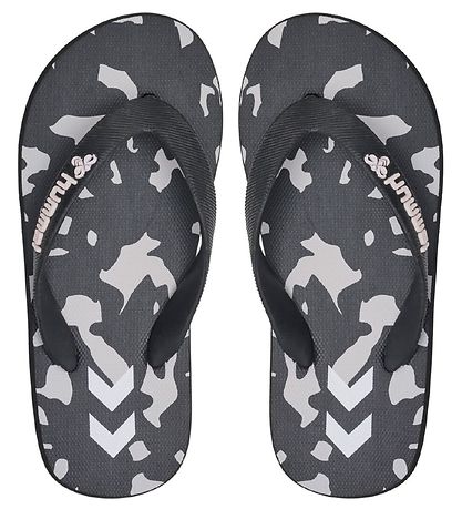 Hummel Flipflops - Flip Flop Jr- Schwarz und weiß